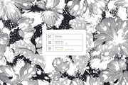 Mono Chic Abstract Floral Pattern, a Pattern Graphic by TSTUDIO (Thumbnail 3 of 14)