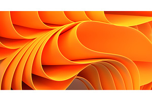 Abstract Orange Layered Background