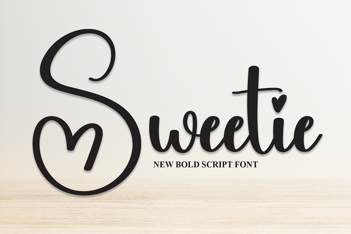 Sweetie | Script Font, a Script Font by Scratchones (Photo 1 of 8)