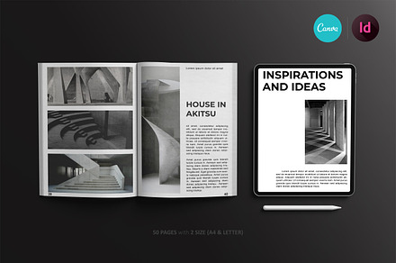 SYRQ Magazine / Ebook Template Canva