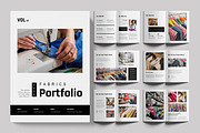 Fabrics Portfolio Layout, a Magazine Template by ContestDesign (Thumbnail 1 of 3)