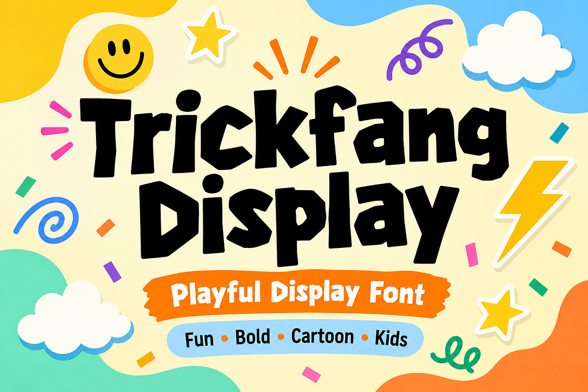 Trickfang Display, a Slab Serif Font by Wow Magic (Photo 3 of 4)