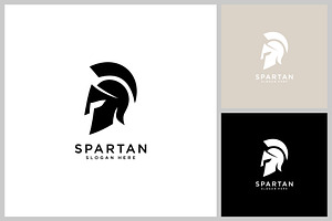 spartan vector design helmet, a Solid Icon by quadrazo