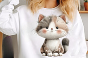 Watercolor cute animals farm clipart, an Illustration by SinaCreation (Thumbnail 9 of 10)