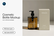 Premium Cosmetic Bottle Mockup, a Packaging Mockup by Digital Asset Co (Thumbnail 1 of 4)