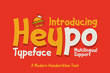 Heypo - A Modern Handwritten Font