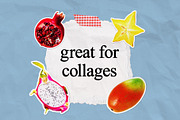 Halftone Fruit - Digital Stickers, an Object Graphic by jordynonacloud (Thumbnail 4 of 6)