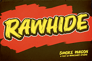 Smoke Wagon - A Western Brush Font, a Sans Serif Font by Wingsart Studio (Thumbnail 9 of 15)