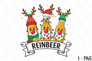 Merry Christmas Reinbeer Beers Png, an Illustration by DreamPrint404 (Thumbnail 1 of 7)