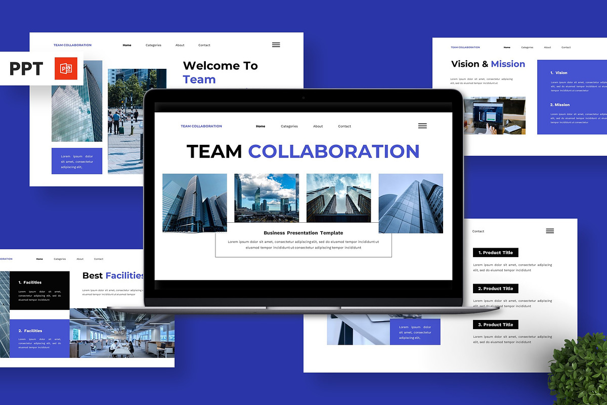 Team Collaboration - Business PPT