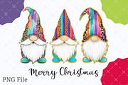 Merry Christmas Gnome Glitter, an Illustration by designcity5 (Thumbnail 1 of 8)
