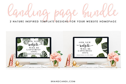Website Landing Page, a Landing Page Template by Brand Candi