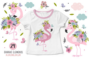 Floral Flamingo Collection