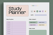 Study Planner Layout, a Stationery Template by ContestDesign (Thumbnail 2 of 3)