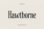 Hawthorne Victorian Serif, a Blackletter Font by gafaroff studio (Thumbnail 1 of 8)