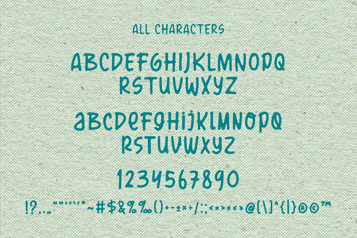 Daisydub a Handwritten Font, a Handwritten Font by Rasiorise Studio (Photo 4 of 12)