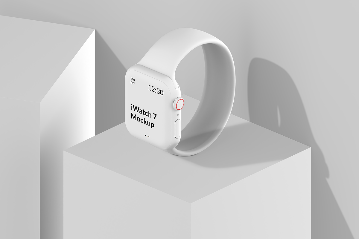 Apple iWatch Clay Mockup, a Product Mockup by Mockupdaddy (Photo 9 of 11)