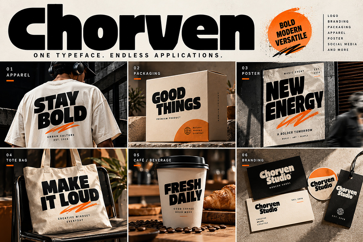 Chorven, a Script Font by Wow Magic (Photo 2 of 5)
