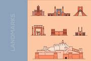 Iran Map Illustration, an Illustration by Kursat Unsal (Thumbnail 3 of 6)