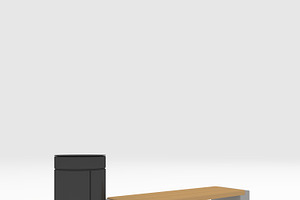 3D Model Bench Park 37