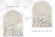 Line Art Wild Flowers Illustrations, a Decorative Illustration by La Petite Line Art (Thumbnail 6 of 12)