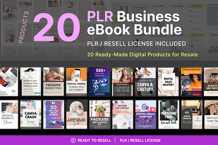 20 PLR Business eBook Bundle