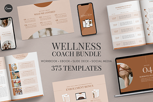 Wellness Coach Resource Canva Bundle