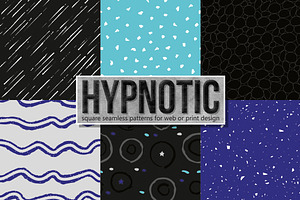 "Hypnotic" - seamless patterns