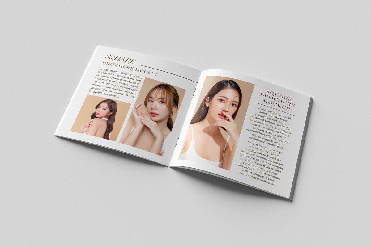 Square Magazine Mockup, a Books & Magazine Mockup by Rezaandika97 (Photo 2 of 6)