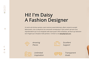 Daisy - Creative Shop Template, a Websites & App Template by inSTUDIO43 (Thumbnail 3 of 6)
