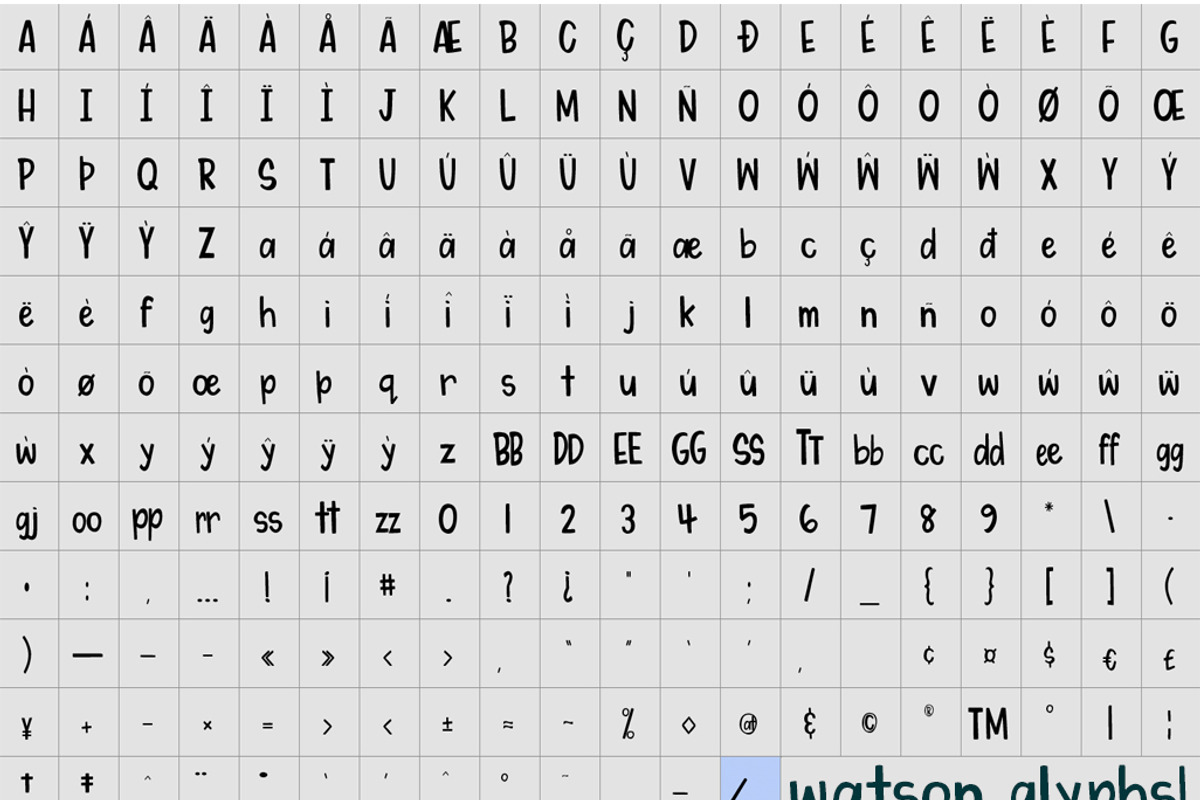 My Dear Watson Bold Hand-Lettered Font preview 3