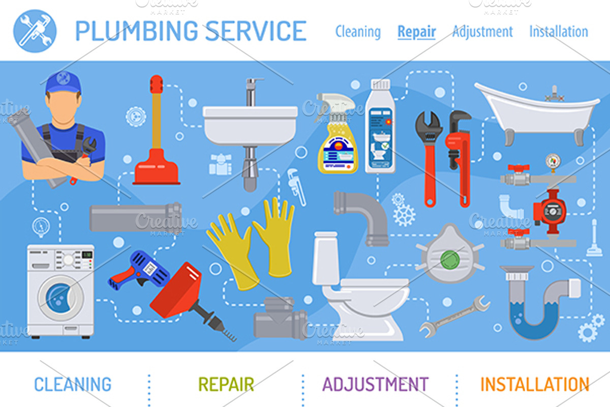 Plumbing Service Themes, a Work Illustration by TAlex (Photo 4 of 6)