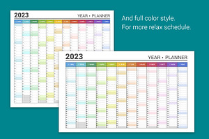 Calendar 2023 Planner Simple Style