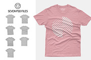 Mens Short Sleeve T-shirt Mockups, a Shirt Mockup by GraphicHero (Thumbnail 2 of 6)