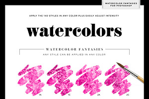 Watercolor Glitter Styles Photoshop