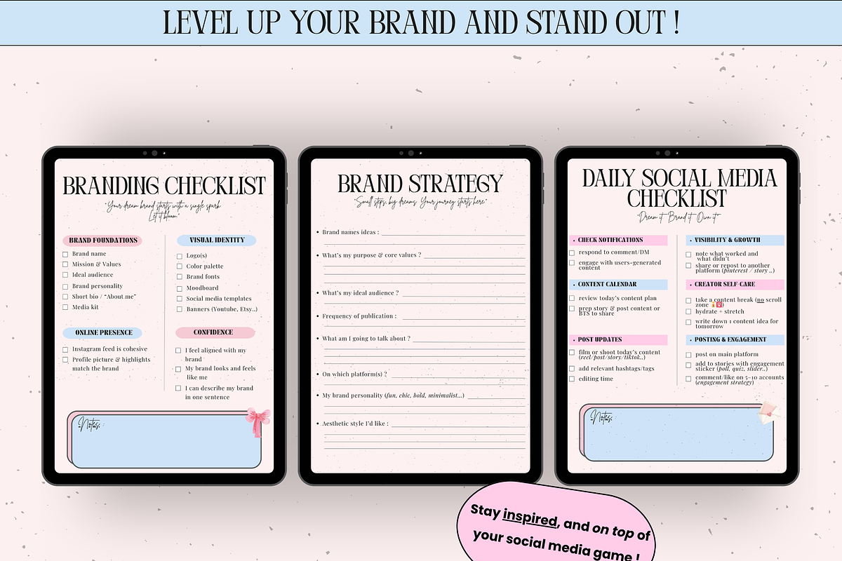 Social Media Content Planners, a Social Media Template by PixelBloomClub (Photo 2 of 6)