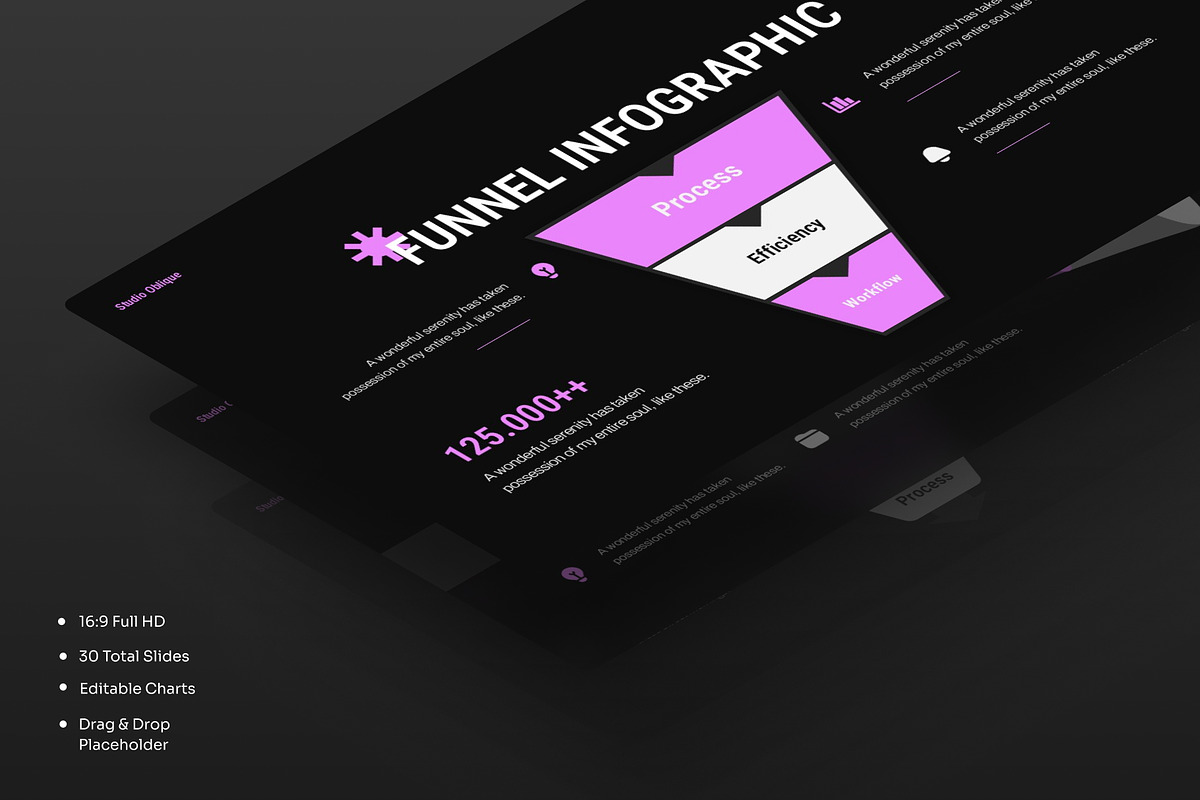 Funnel Diagram PowerPoint, a Presentation Template by Premast (Photo 2 of 5)