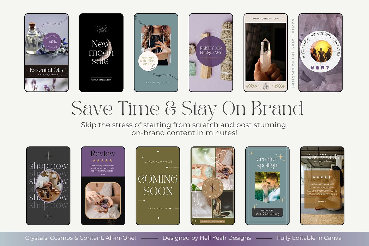 Midnight Instagram Templates Bundle, a Social Media Template by Hell Yeah Designs (Photo 8 of 13)