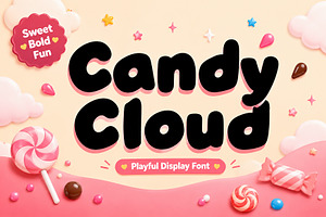 Candy Cloud, a Slab Serif Font by Wow Magic