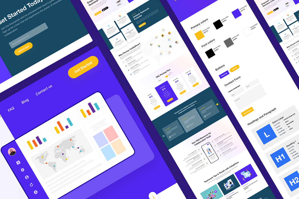 CollabFlow - Landing Page Template, a HTML Template by TNCFlow (Photo 5 of 5)