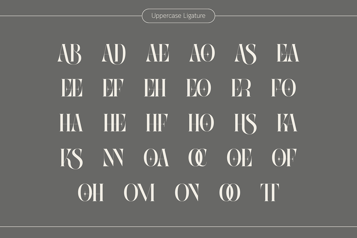 Abogia - Modern Serif Logo Font, a Serif Font by Nirmana Visual (Photo 13 of 16)