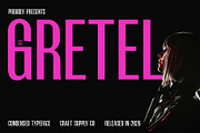 CS Gretel – Condensed Font, a Sans Serif Font by Craft Supply Co. (Thumbnail 1 of 8)