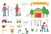 Farming and gardenning elements, an Illustration by Smiley Creative (Thumbnail 1 of 2)