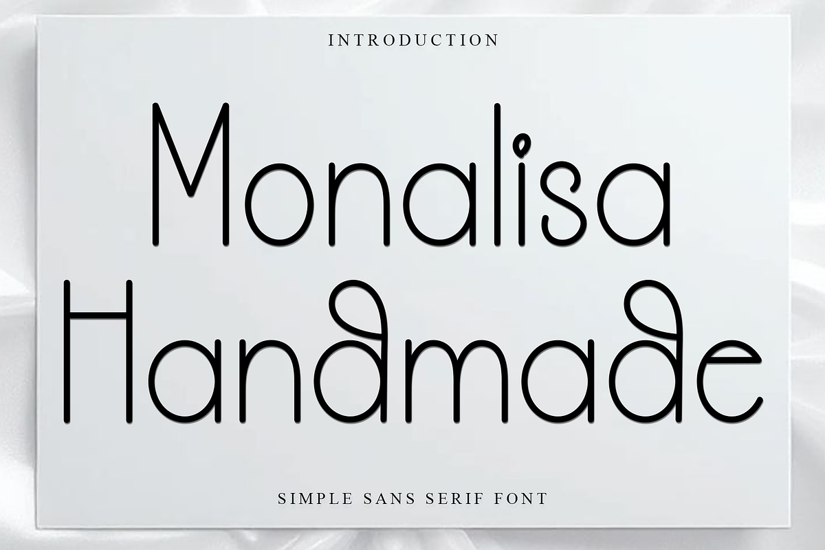 Monalisa Handmade, a Sans Serif Font by InermediaSTUDIO (Photo 1 of 7)