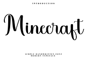 Minecraft, a Handwritten Font by InermediaSTUDIO (Thumbnail 1 of 8)