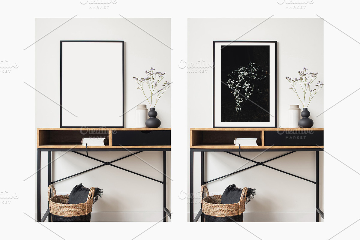 Artwork Frame Mockup Photo Bundle, a Poster Template by Octopus_Vibes (Photo 4 of 15)