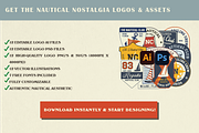 Vintage Nautical Logo Pack, a Branding & Logo Template by Golden Vision Studio (Thumbnail 8 of 8)