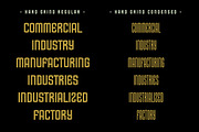 Hard Grind Industrial Font Set, a Sans Serif Font by Price Foundry (Thumbnail 11 of 15)