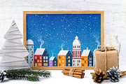 City landscape Christmas, a Decorative Illustration by AlexZeL (Thumbnail 2 of 8)