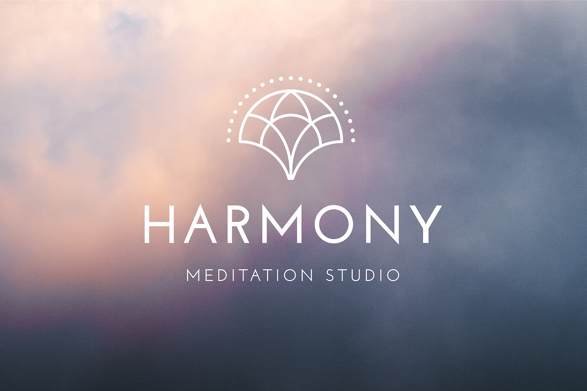 Modern Floral Yoga Pilates Logo, a Branding & Logo Template by GudBrand Studio (Photo 1 of 9)